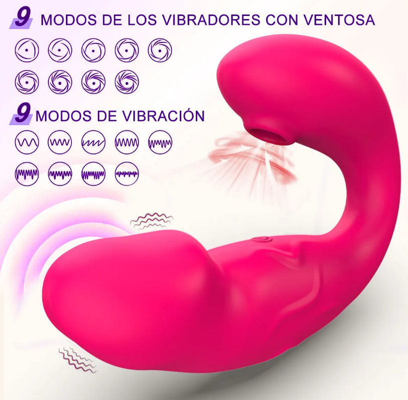 Vibrador con Succionador de Clítoris, imagen 6