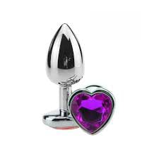 Anal Plug de Metal “S” Corazón