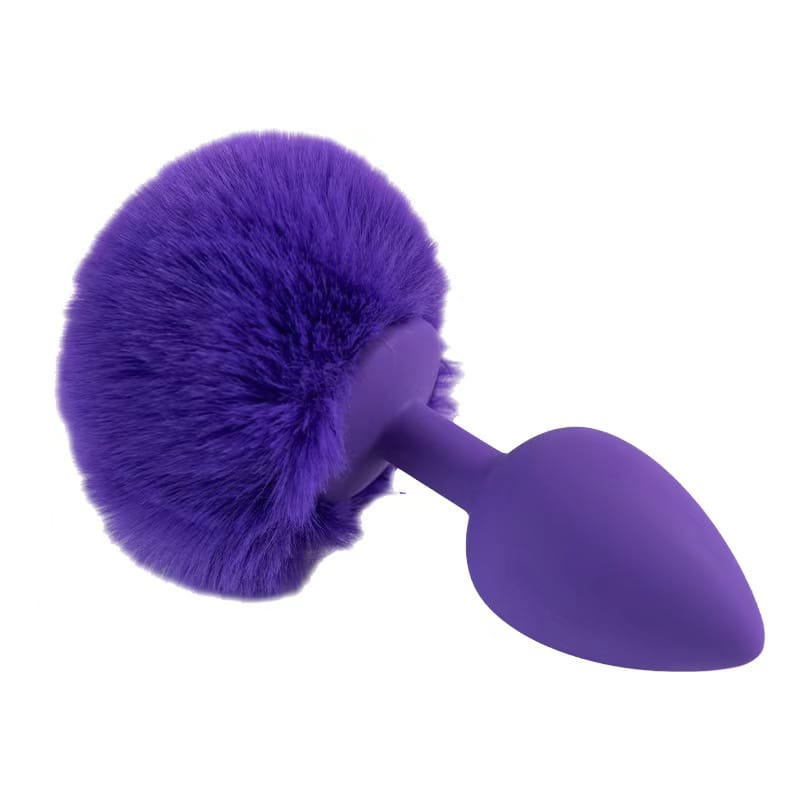 Plug de Silicona con Cola de Conejo